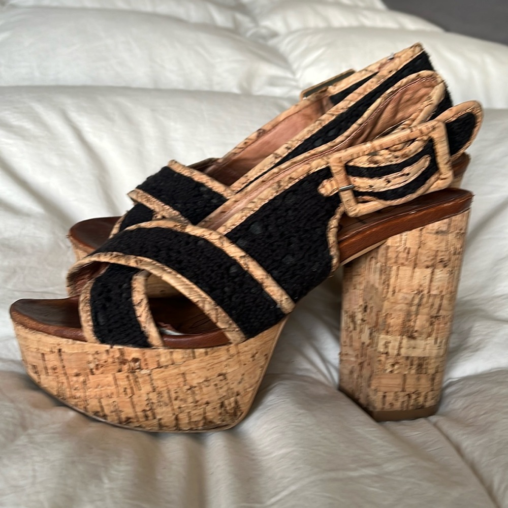 Cork Platform Heels